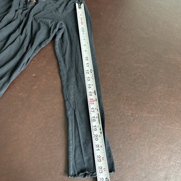 Esprit Womens Black Sequin Scoop Neck Long Sleeve Top L - Picture 8 of 9